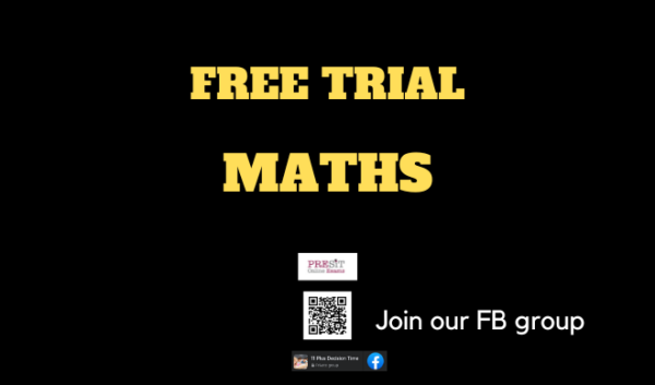 Try before you buy - Maths - Enter coupon code:   trypresitmaths = FREE